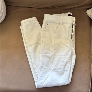 Ann Taylor White Skinny Jeans Modern Fit